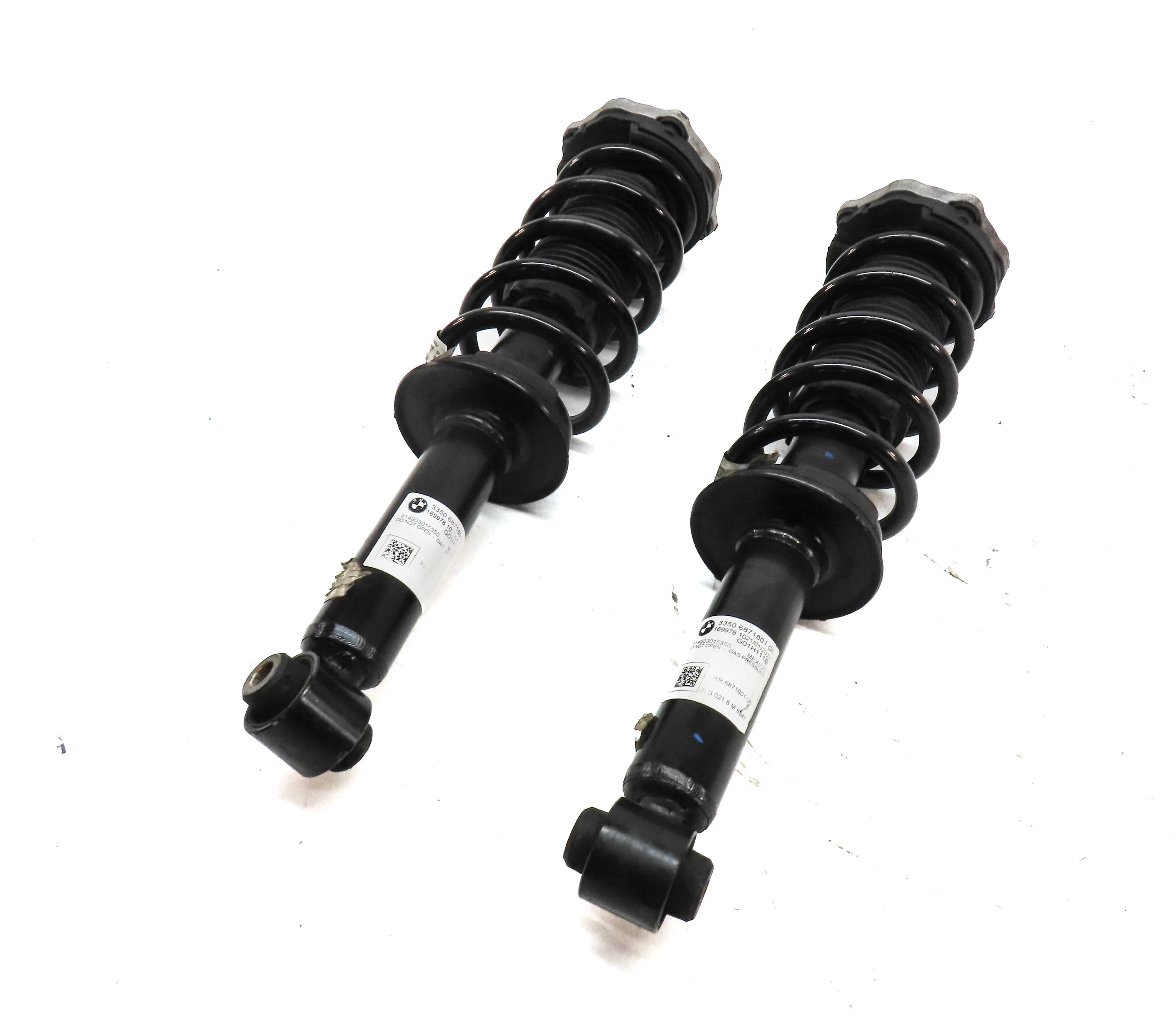 2018-2020 BMW X3 (G01) REAR LEFT & RIGHT STANDARD SUSPENSION SHOCK STRUT SET 2 — exact item pictured